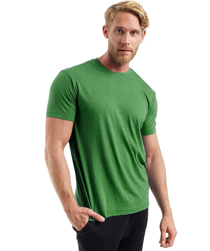 Men's Merino Wool T Shirt Summer