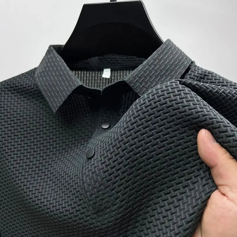 Polo Shirt Moisture Wicking Short Sleeve Summer