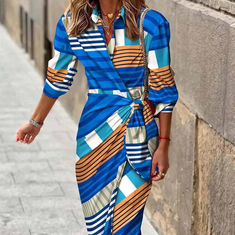 Women’s Printed Wrap Dress