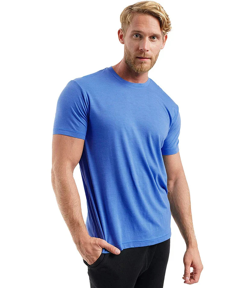 Men's Merino Wool T Shirt Summer