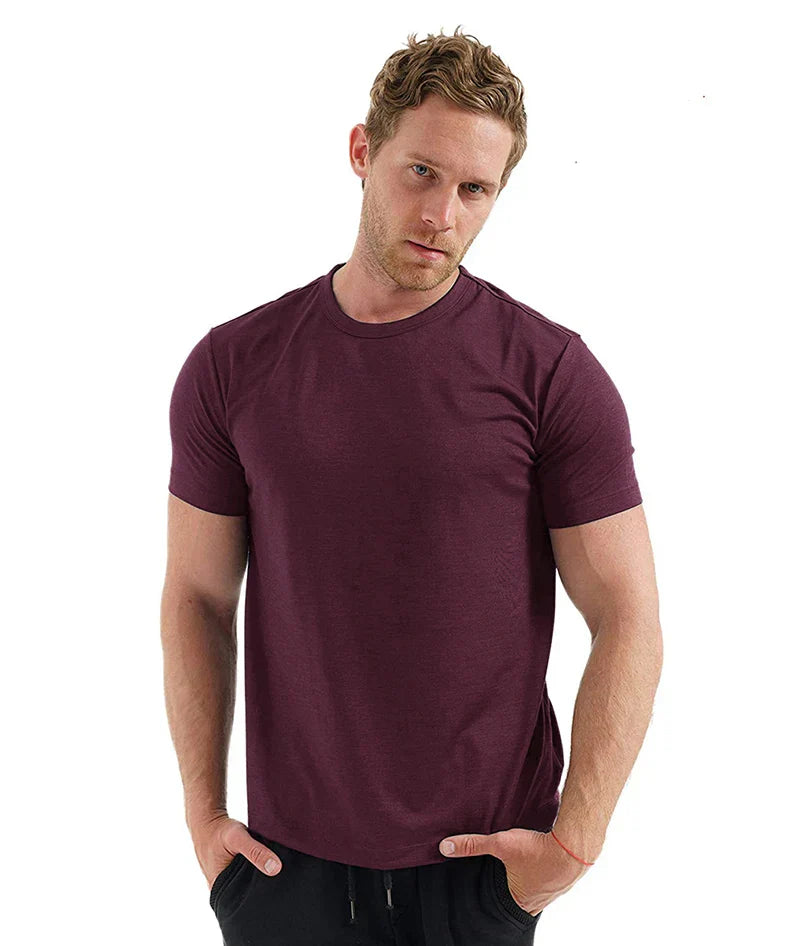Men's Merino Wool T Shirt Summer
