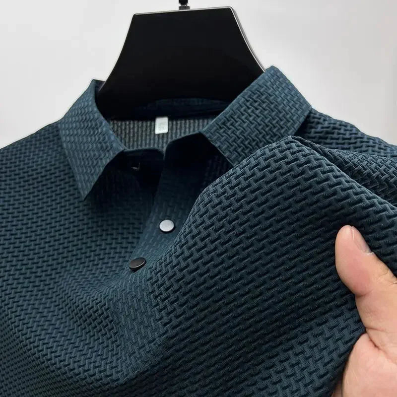 Polo Shirt Moisture Wicking Short Sleeve Summer