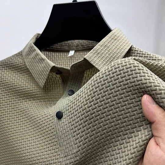 Polo Shirt Moisture Wicking Short Sleeve Summer