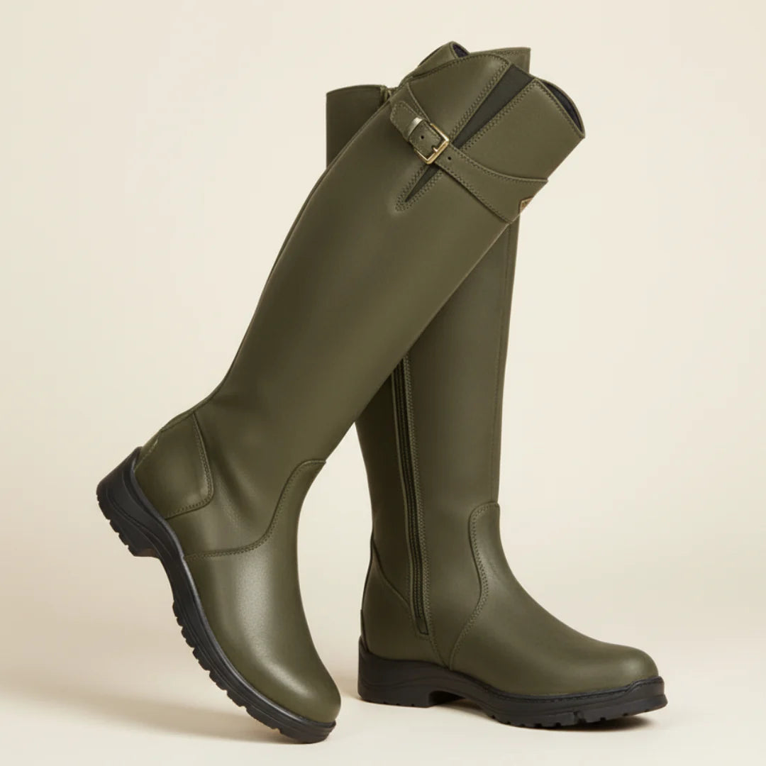 Damskie Jesienne Buty Jeździeckie