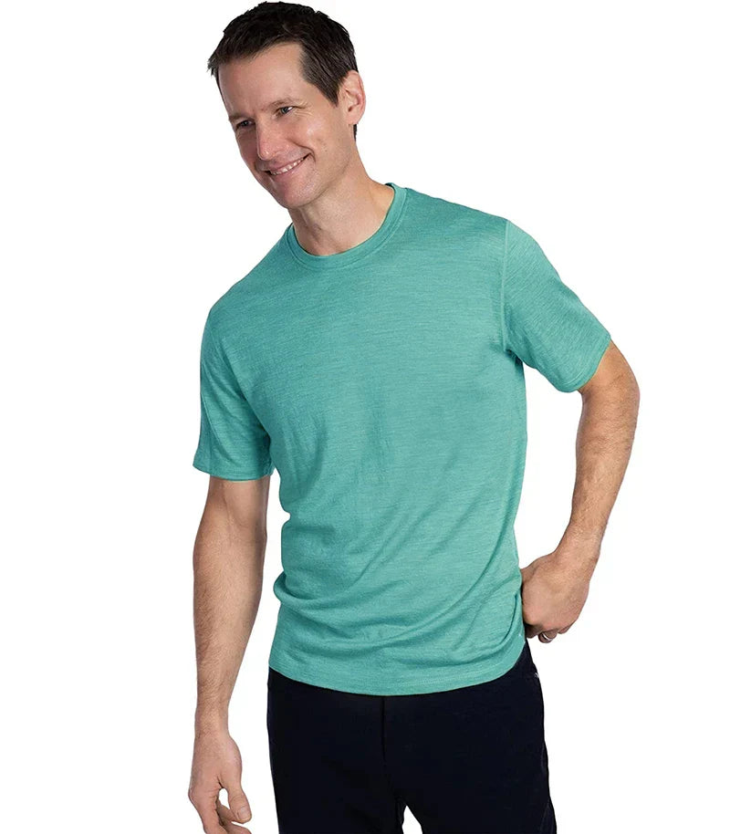 Men's Merino Wool T Shirt Summer