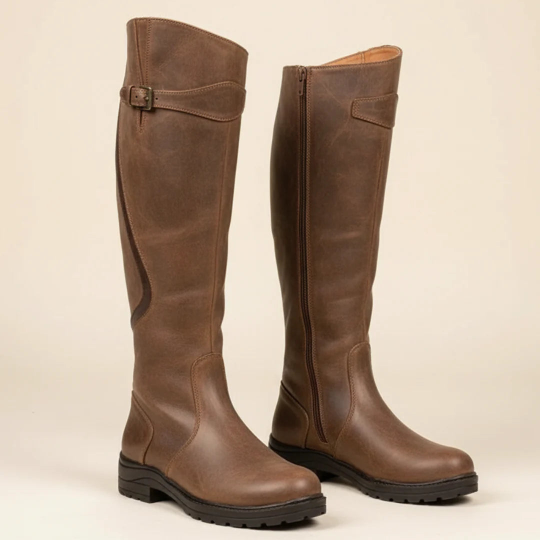 Damskie Jesienne Buty Jeździeckie