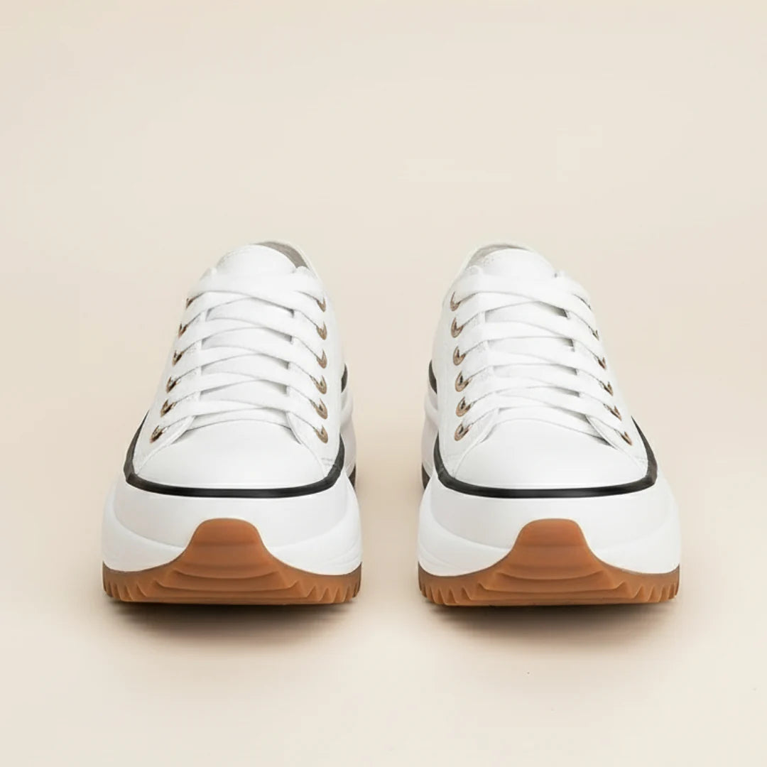 Damskie Sneakersy na Grubej Podeszwie