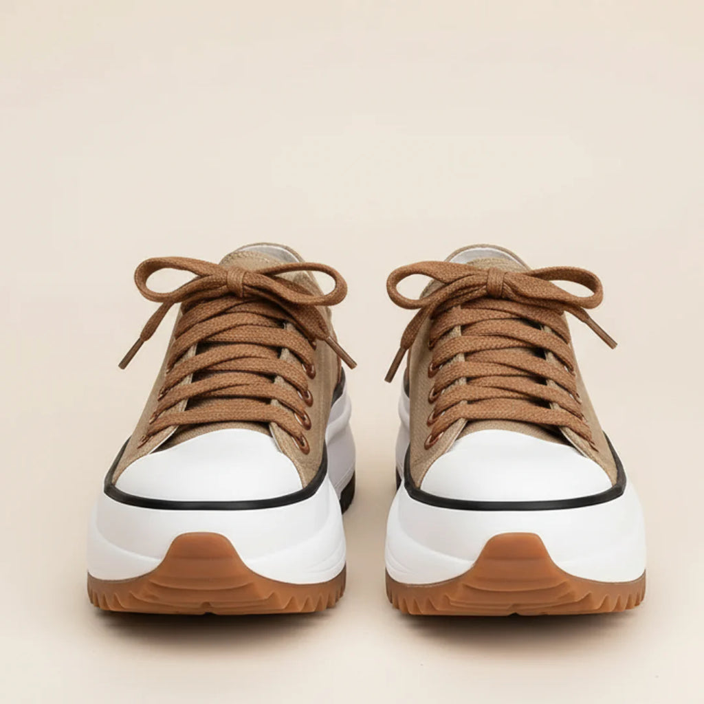 Damskie Sneakersy na Grubej Podeszwie