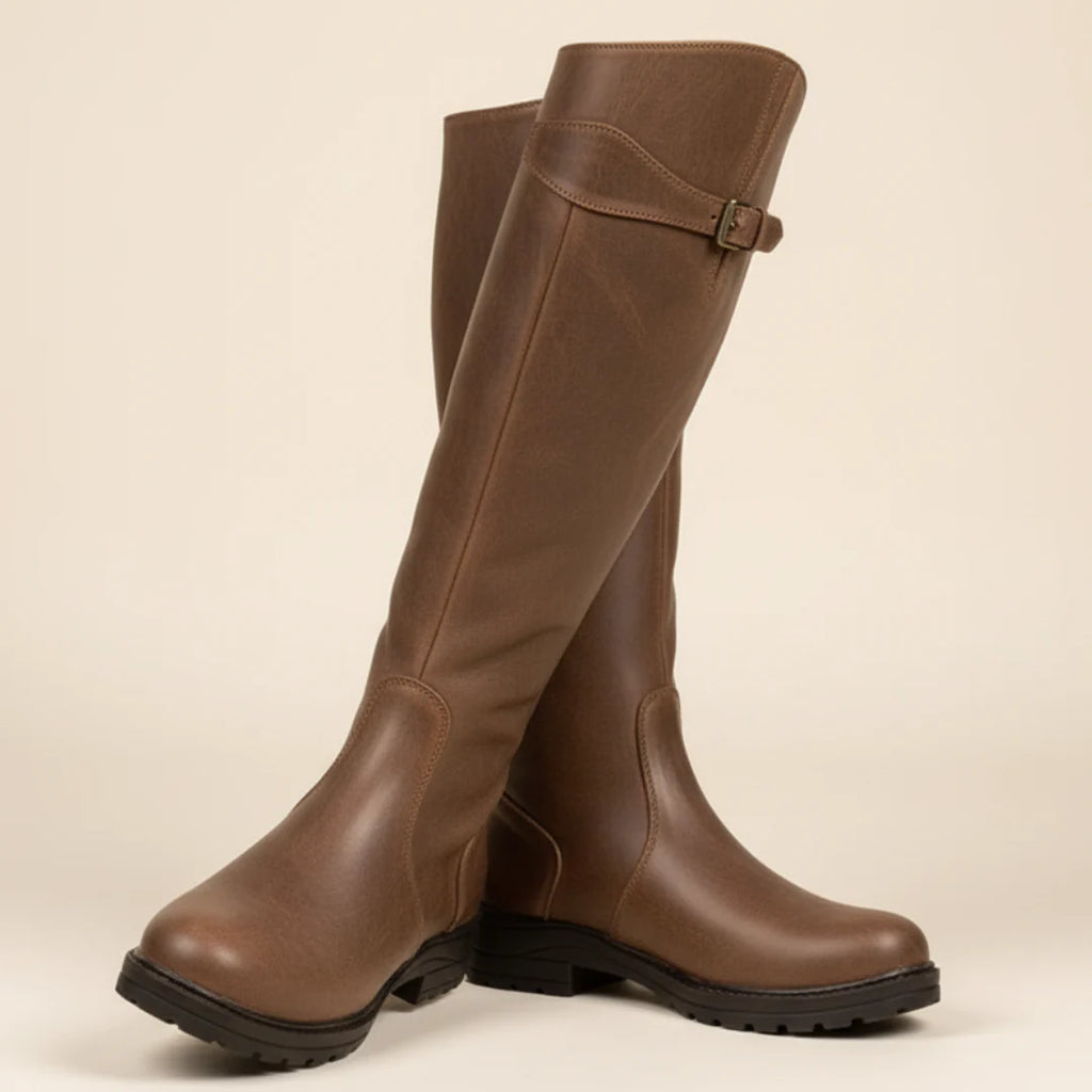 Damskie Jesienne Buty Jeździeckie