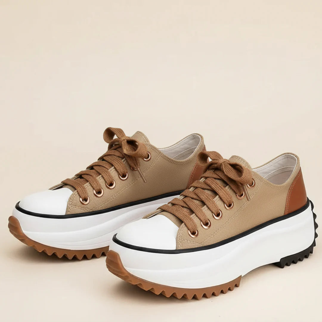 Damskie Sneakersy na Grubej Podeszwie