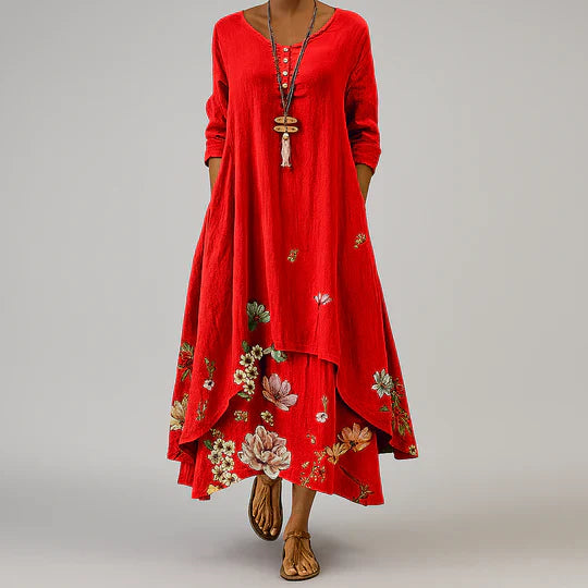 Women's A Line Dress Tie Waist Summer