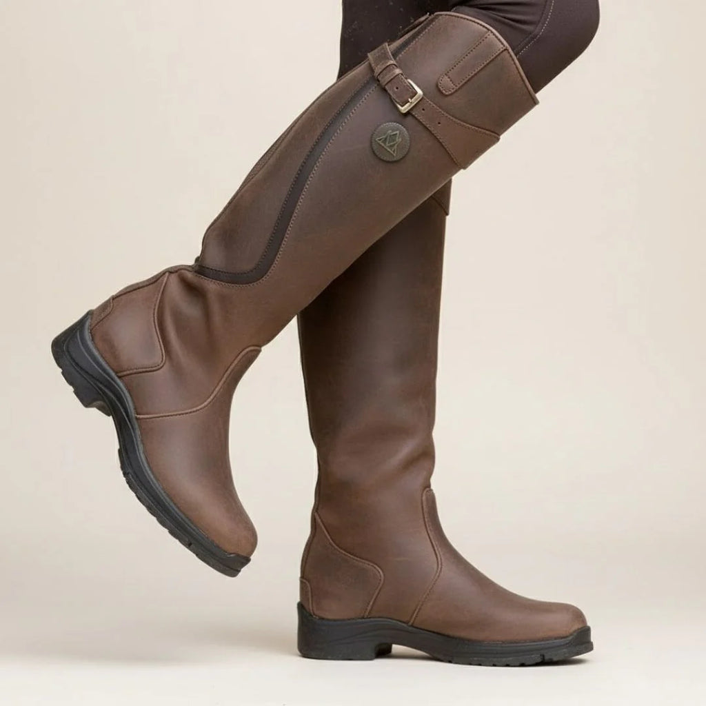 Damskie Jesienne Buty Jeździeckie