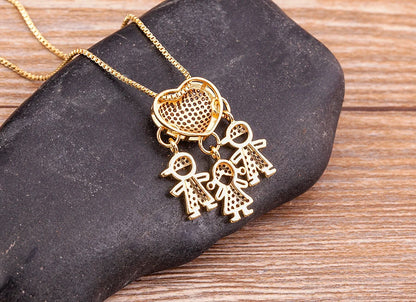 Zircon Necklaces Chain Jewelry Charm