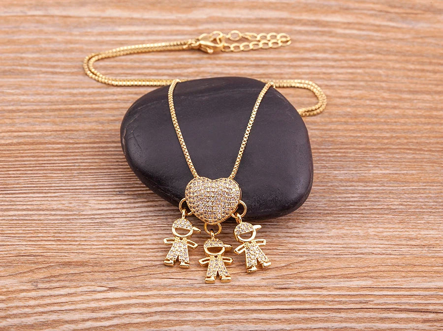 Zircon Necklaces Chain Jewelry Charm