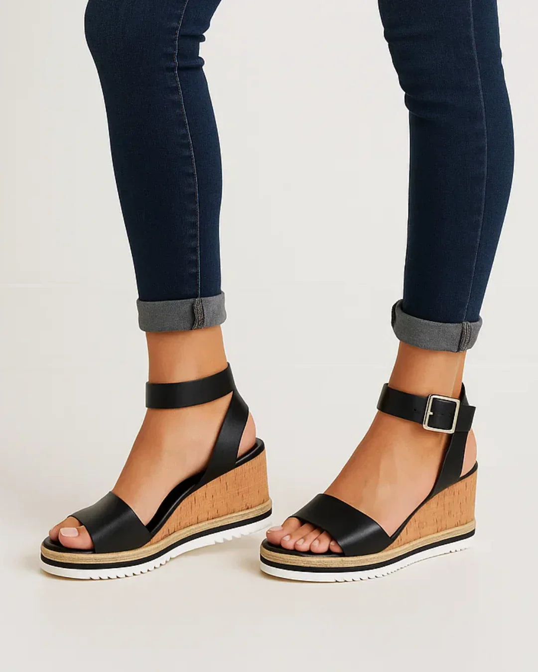 Women’s Thick Strap Wedge Sandals