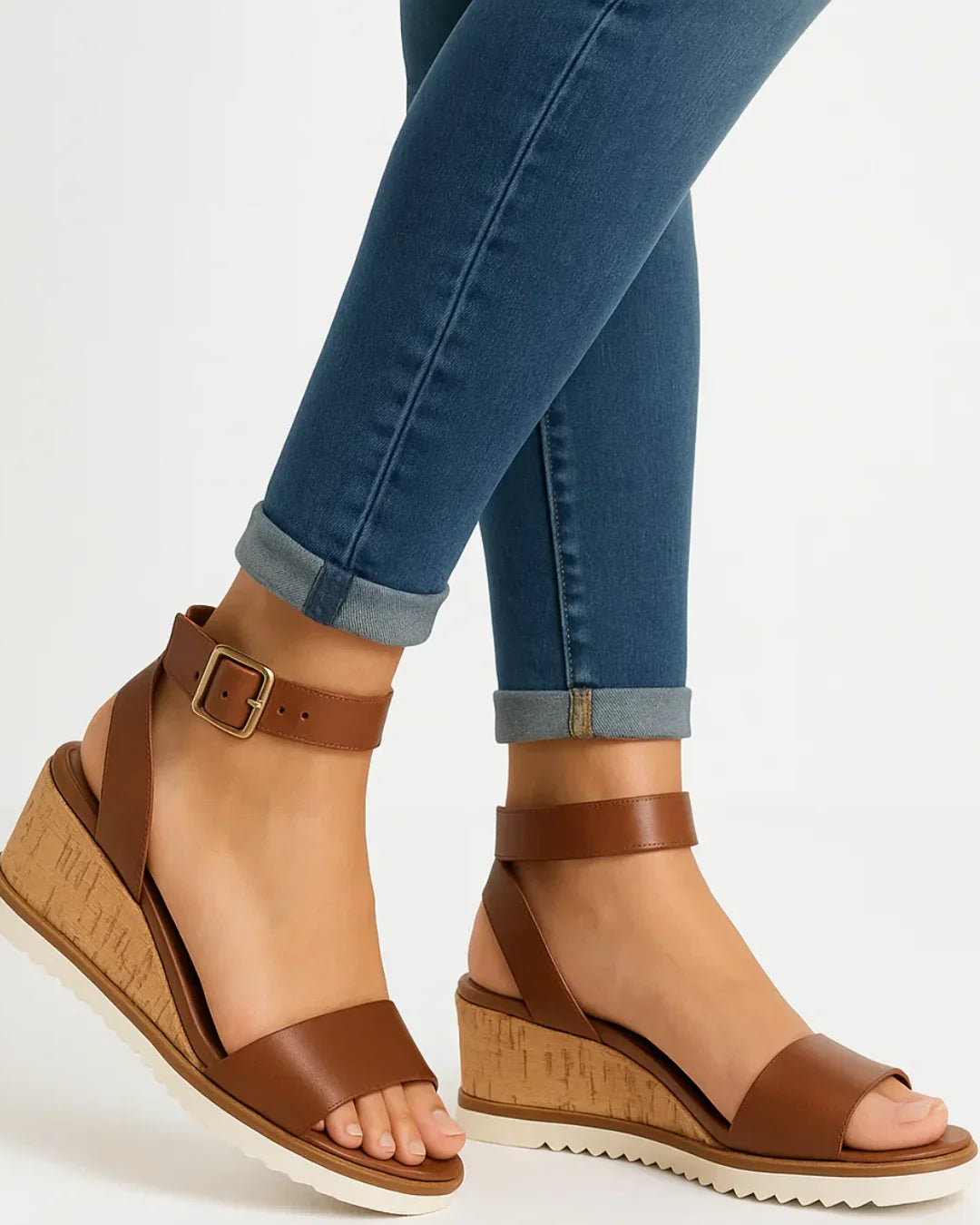 Women’s Thick Strap Wedge Sandals