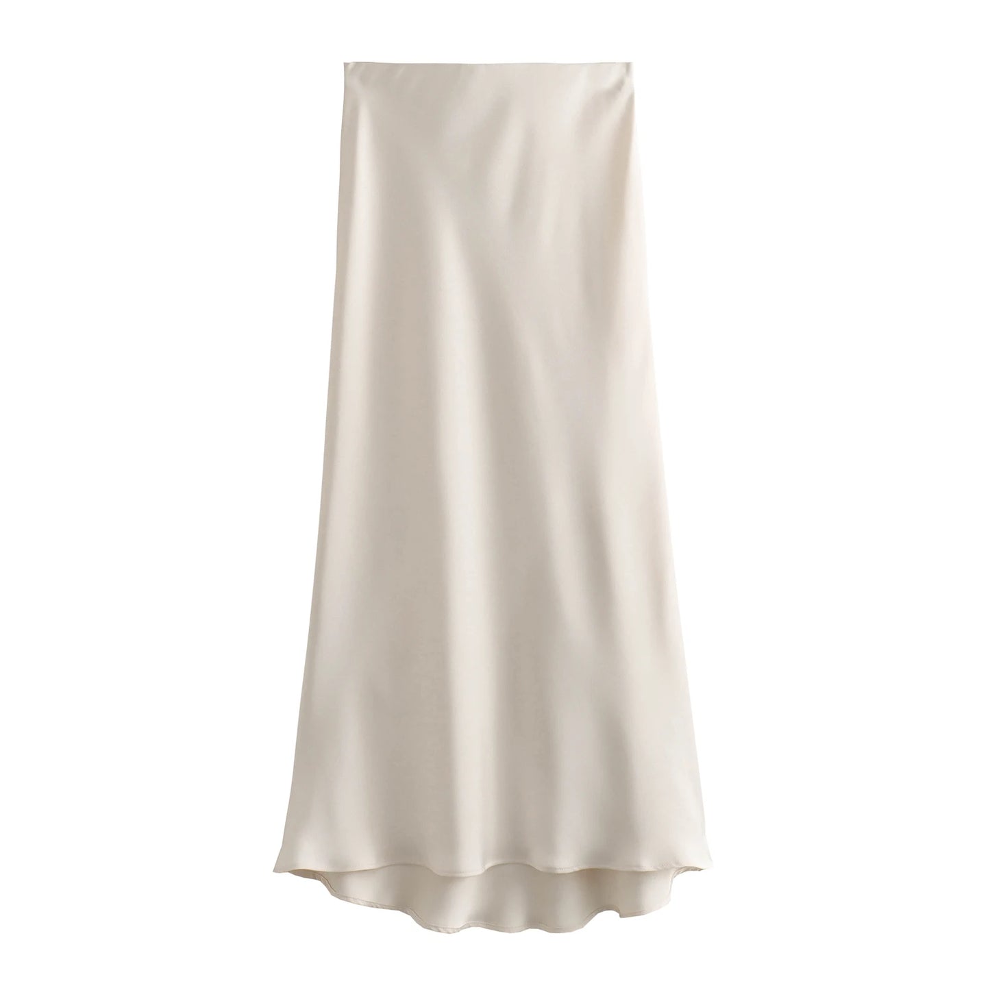 Elysia A-Line Satin Skirt|Sprint Moda - Sprint Moda