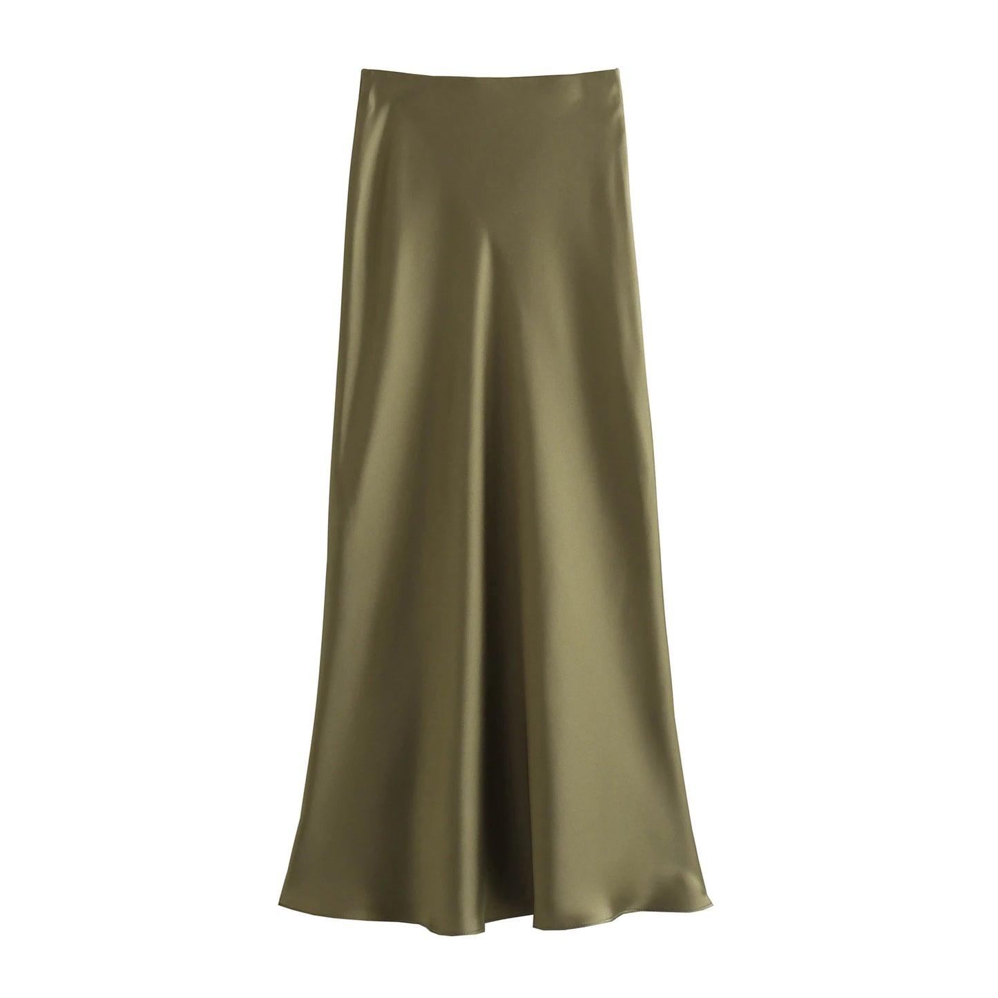 Elysia A-Line Satin Skirt|Sprint Moda - Sprint Moda