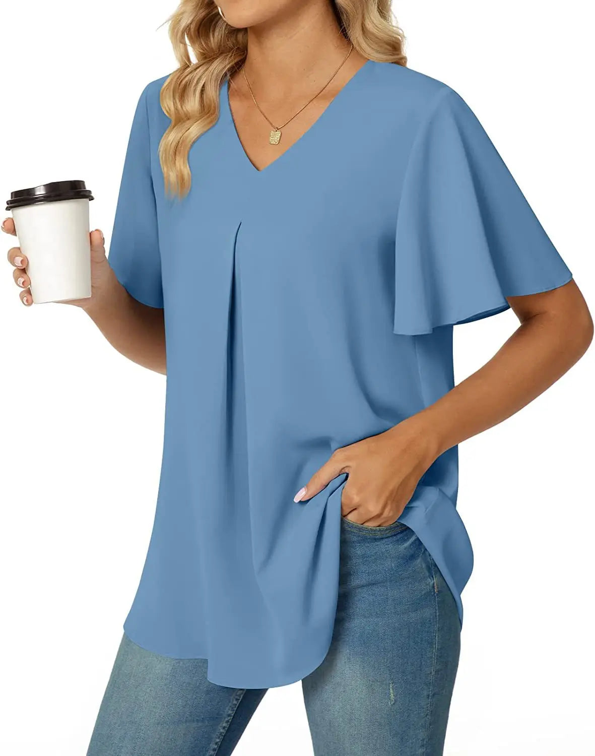 Elegant Women's Top Blouse