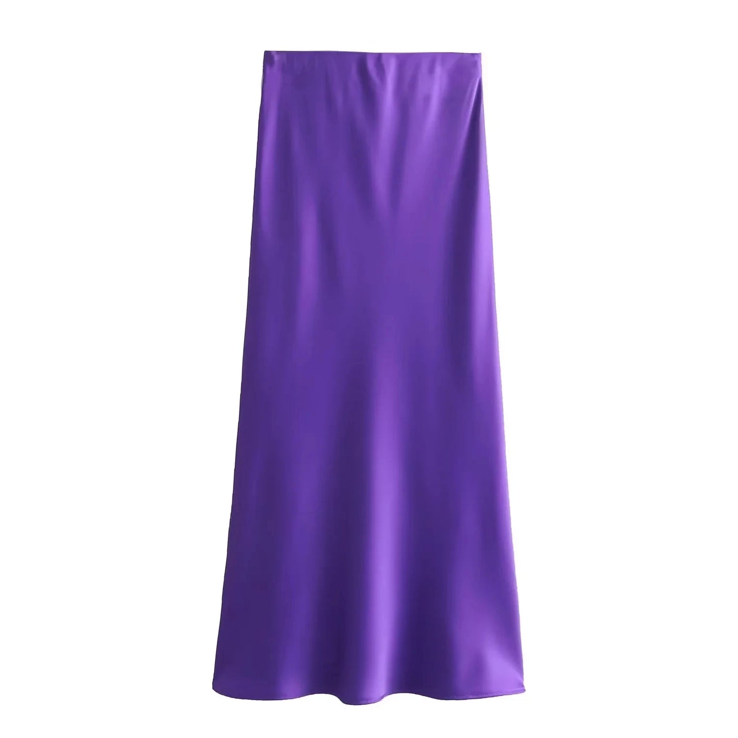 Elysia A-Line Satin Skirt|Sprint Moda