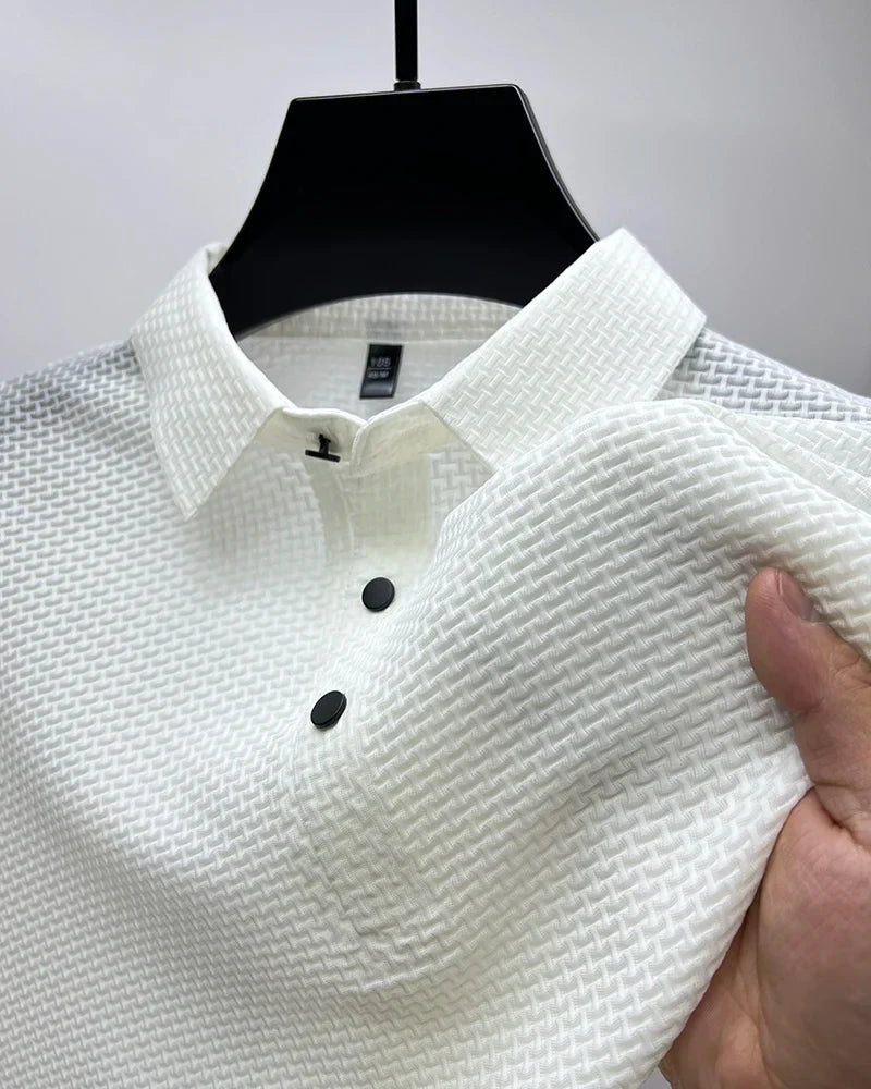 Polo Shirt Moisture Wicking Short Sleeve Summer