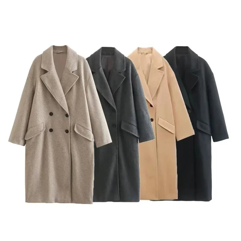 Double-Breasted Trench Coat|Sprint Moda - Sprint Moda