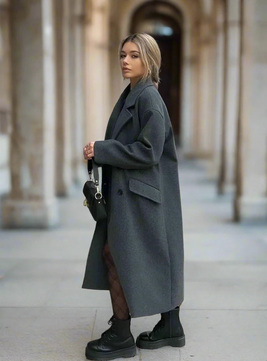 Double-Breasted Trench Coat|Sprint Moda - Sprint Moda