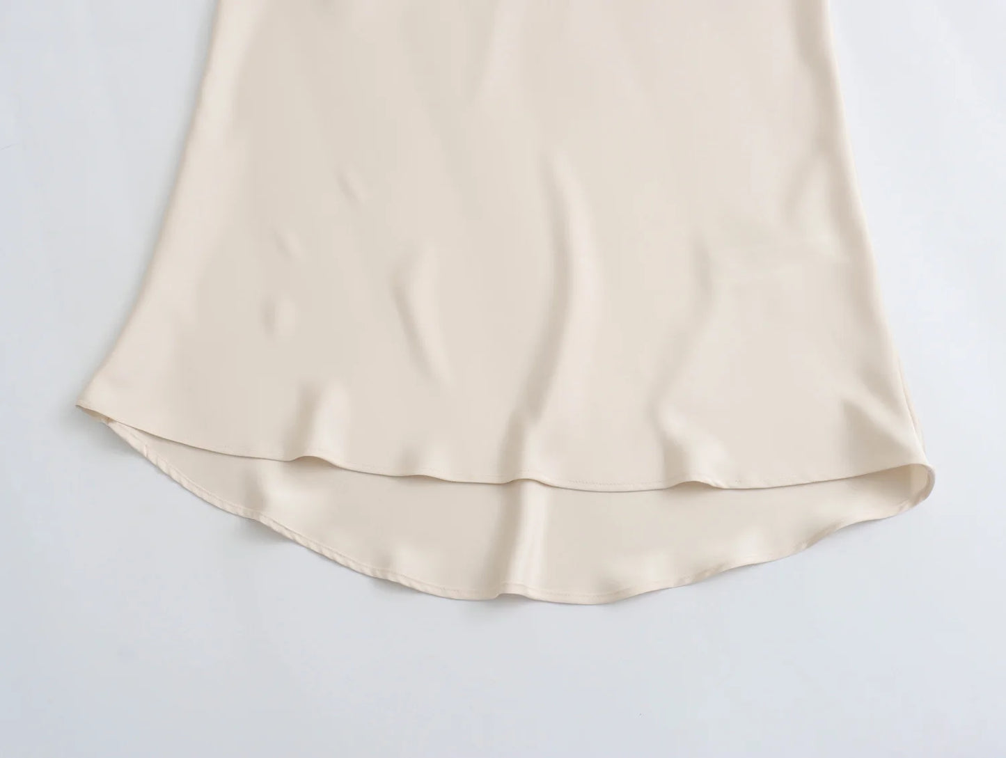 Elysia A-Line Satin Skirt|Sprint Moda