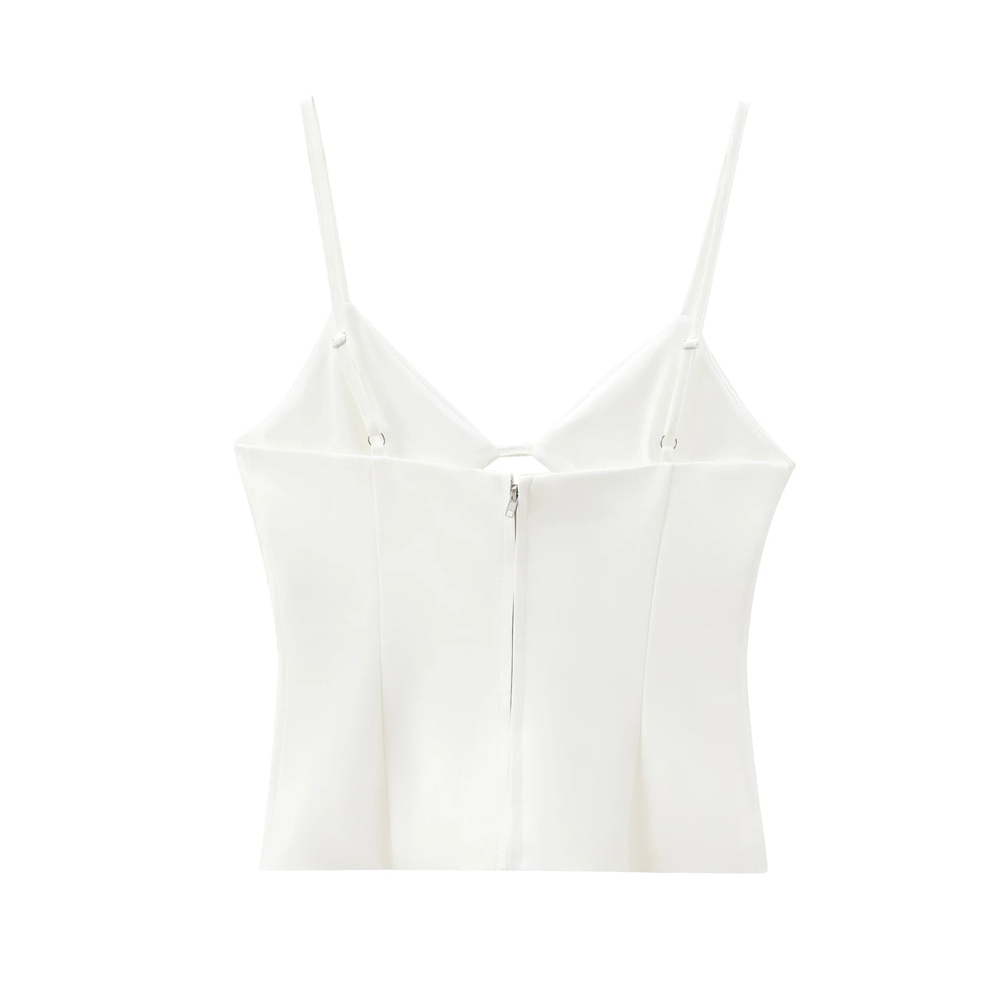 Women's Cut-Out Bow |Stretch V-Neck Top|Sprint Moda - Sprint Moda