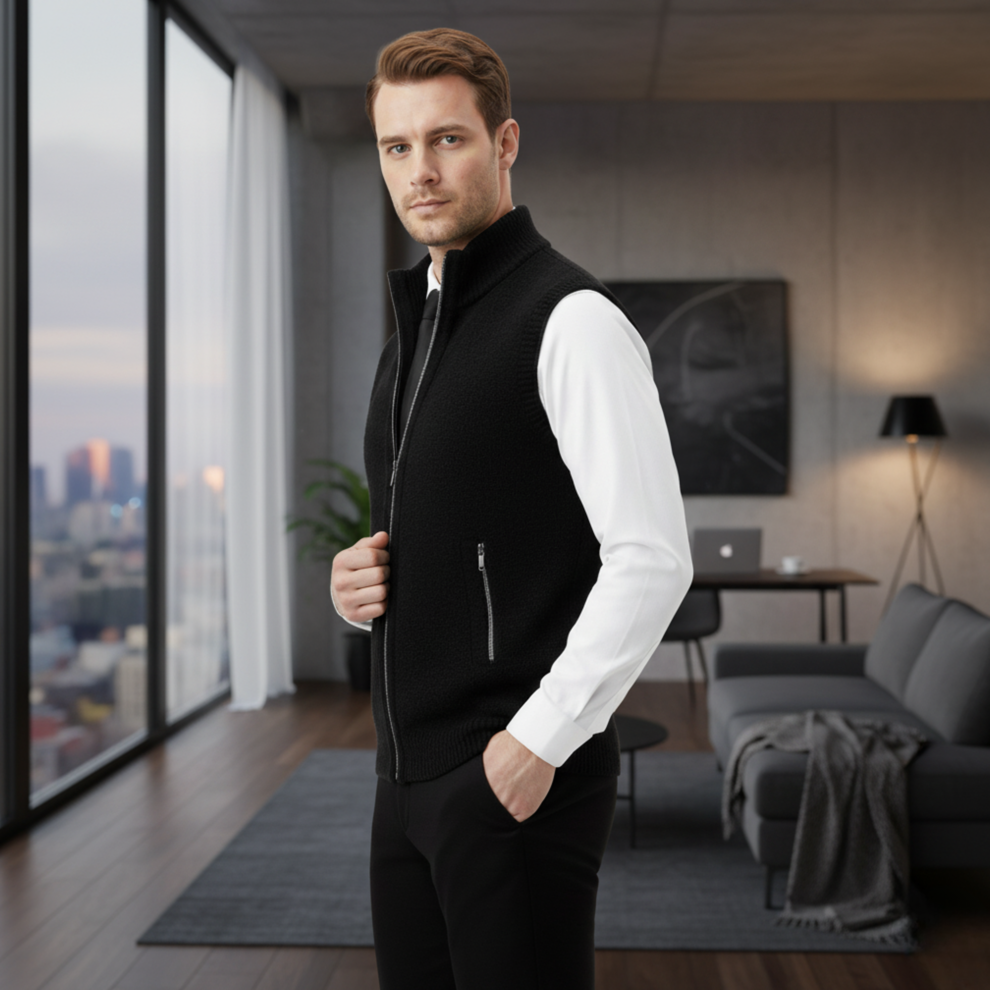 Kamizelka Blanchet z Zamek Błyskawicznym