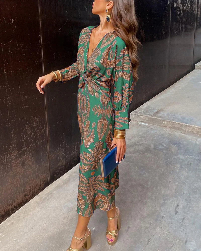 Women’s Wedding Guest A-Line Maxi Dress