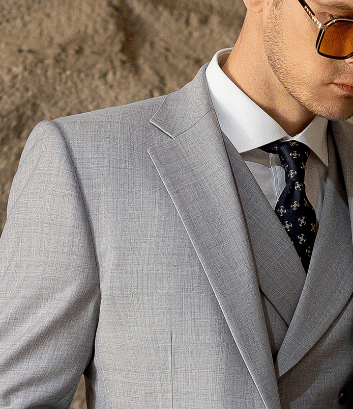 Slim Fit Wedding Business 3 Piece Suit Blazer Vest Trousers