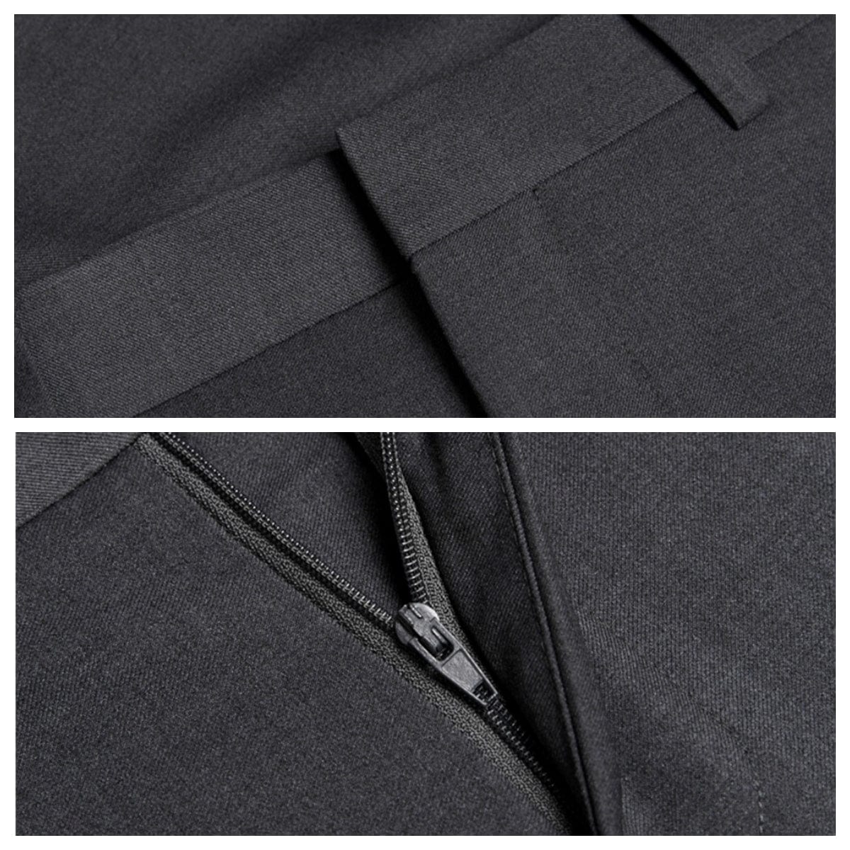 Notch Lapel 3 Piece Suit Blazer Vest Trousers