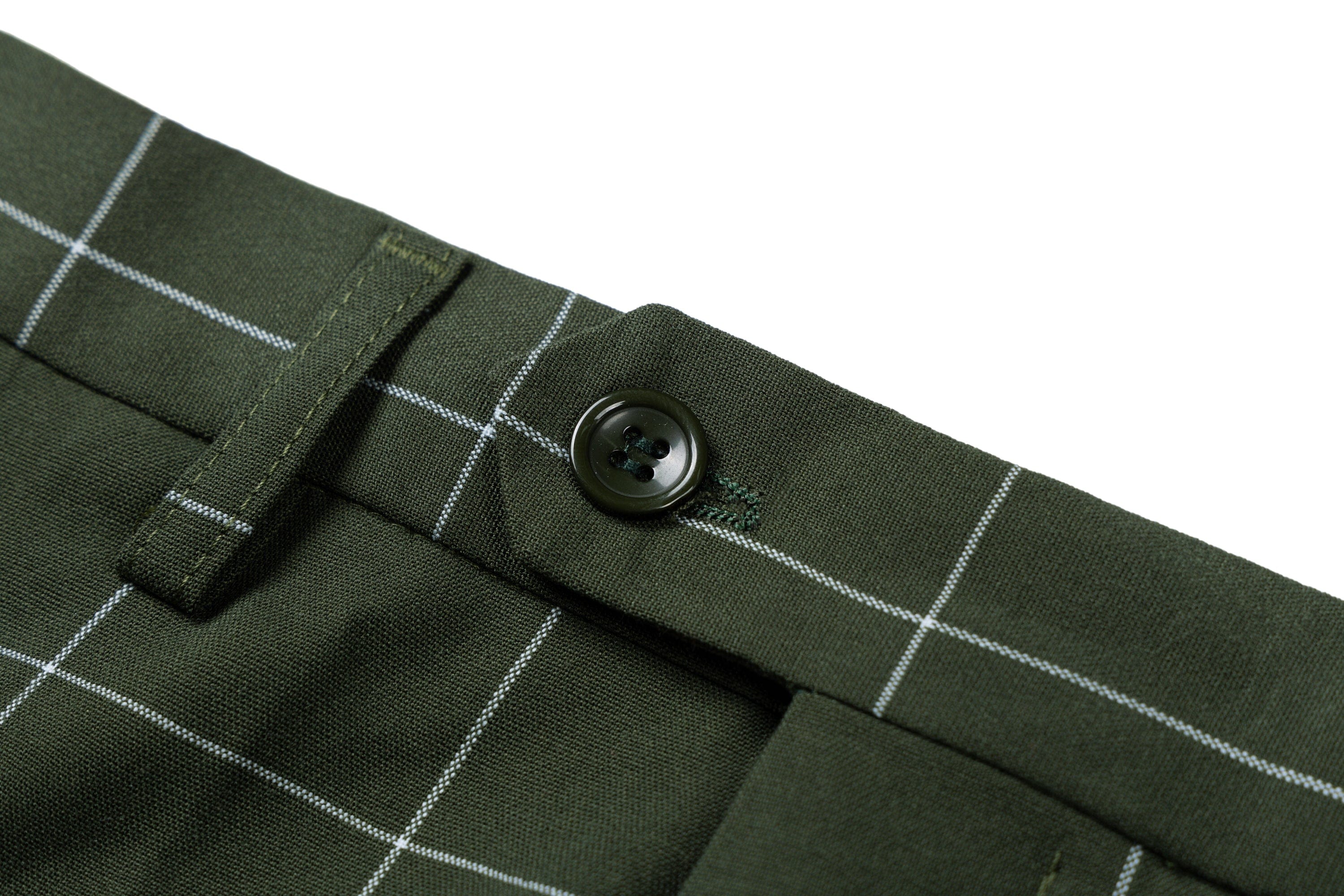Plaid 3 Piece Suit Blazer Vest Trousers