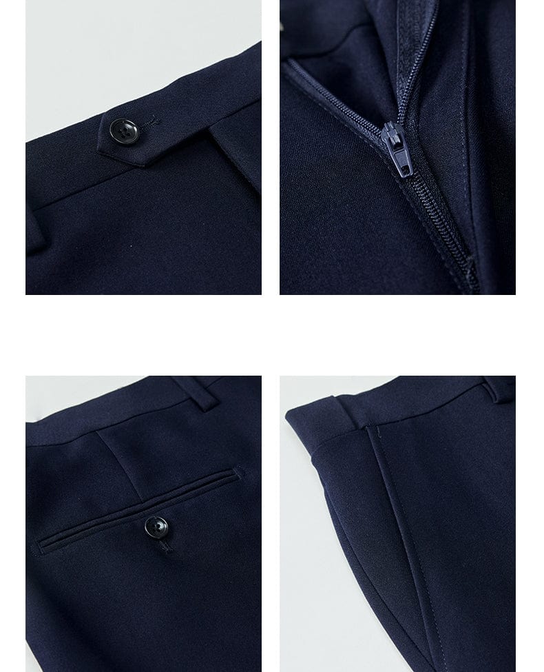 Peak Lapel Single Breasted Wedding 3 Piece Suit Blazer Vest Trousers