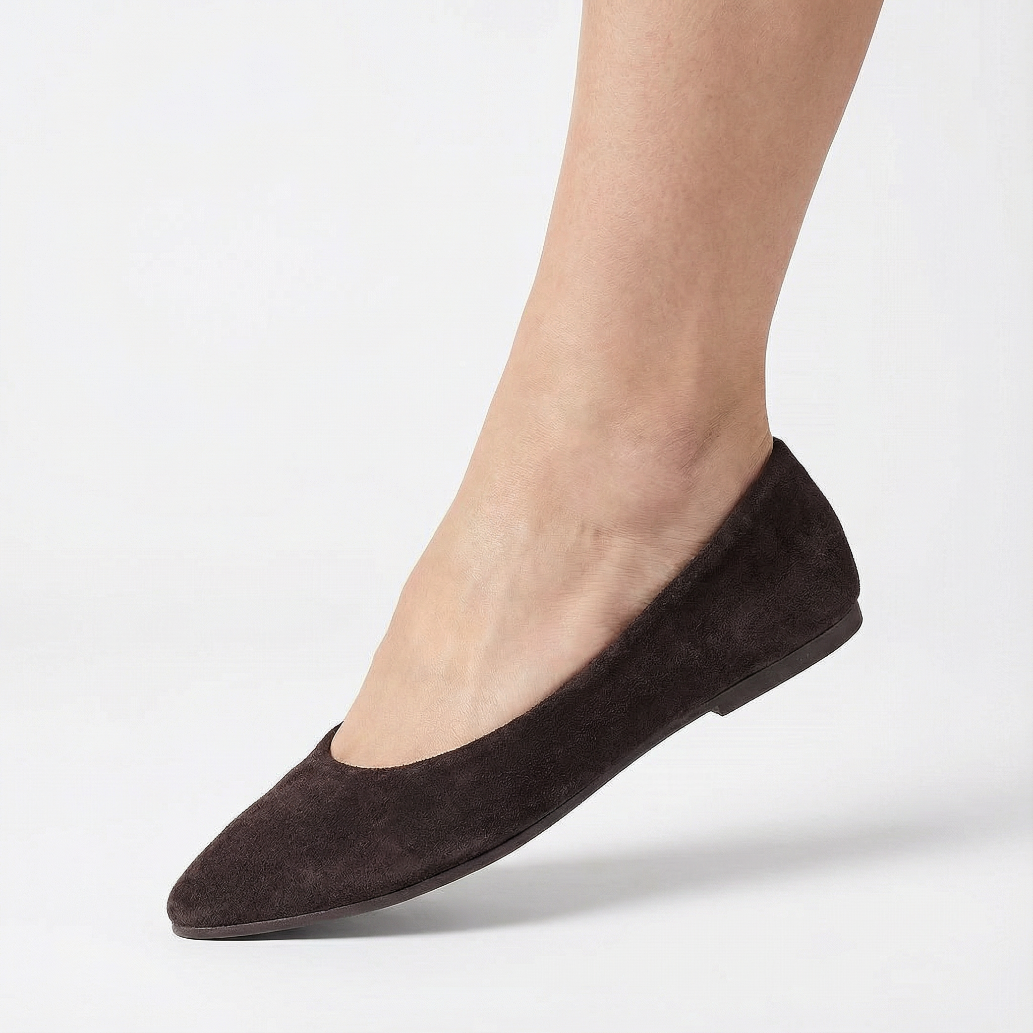 Suede Ballerina Flats Slip On Summer