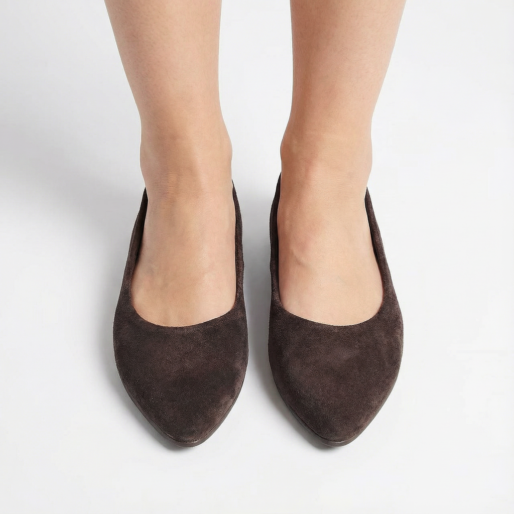 Suede Ballerina Flats Slip On Summer