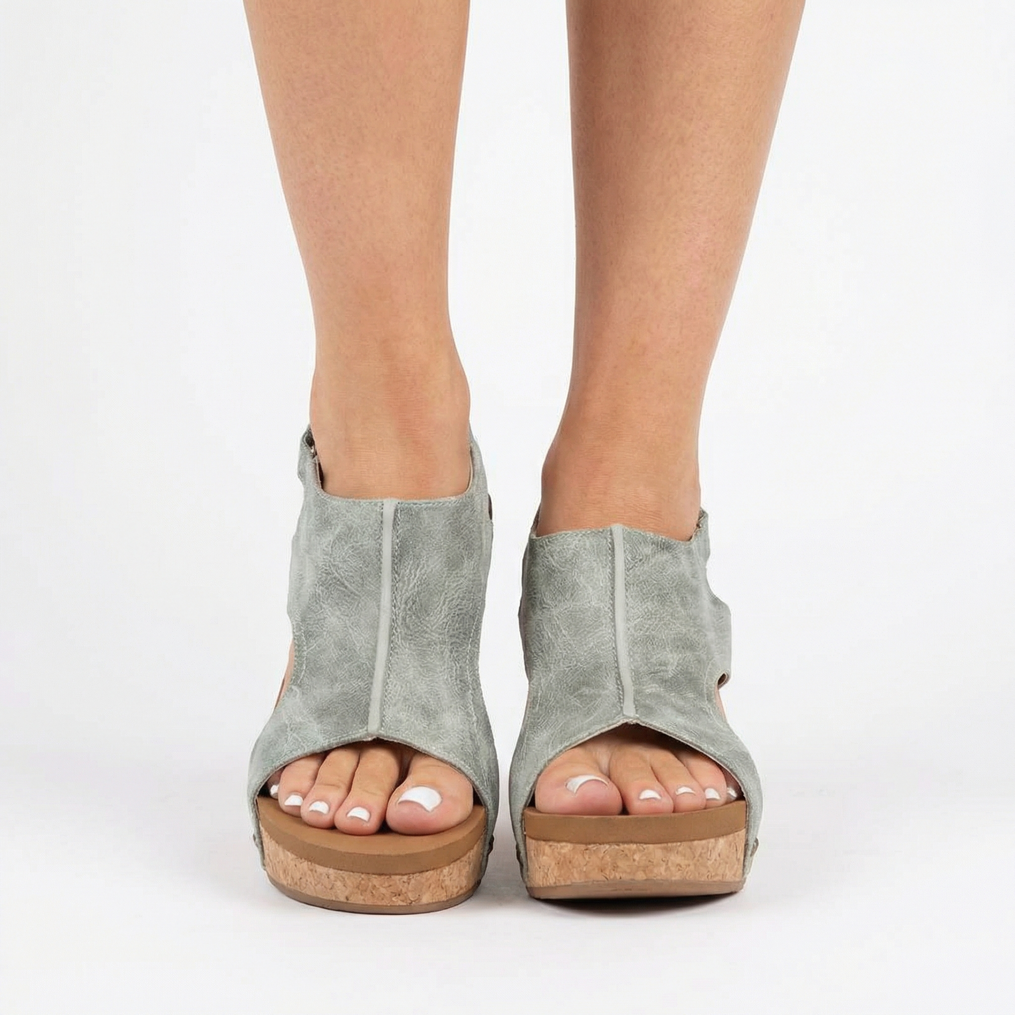 Women's Wedge Sandals Cork Heel Summer