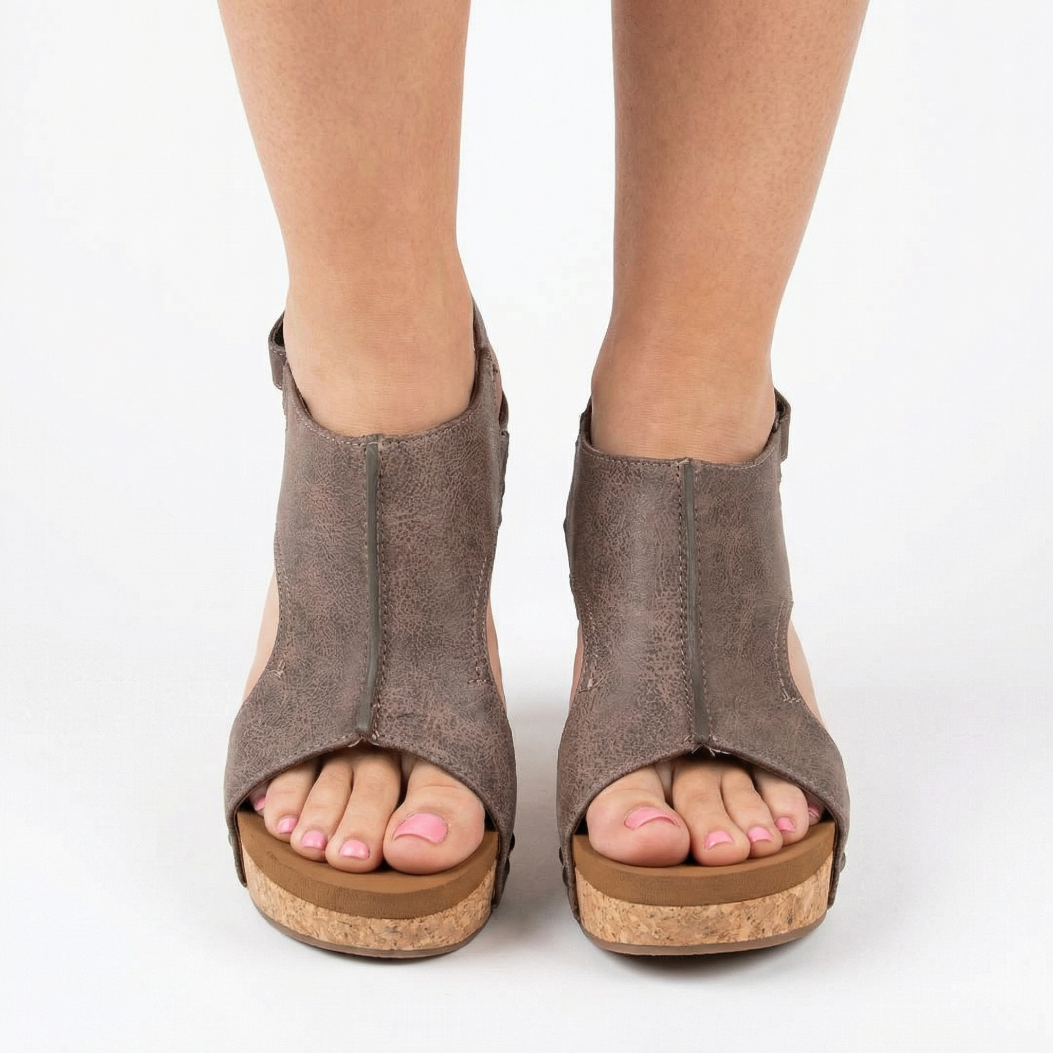 Women's Wedge Sandals Cork Heel Summer