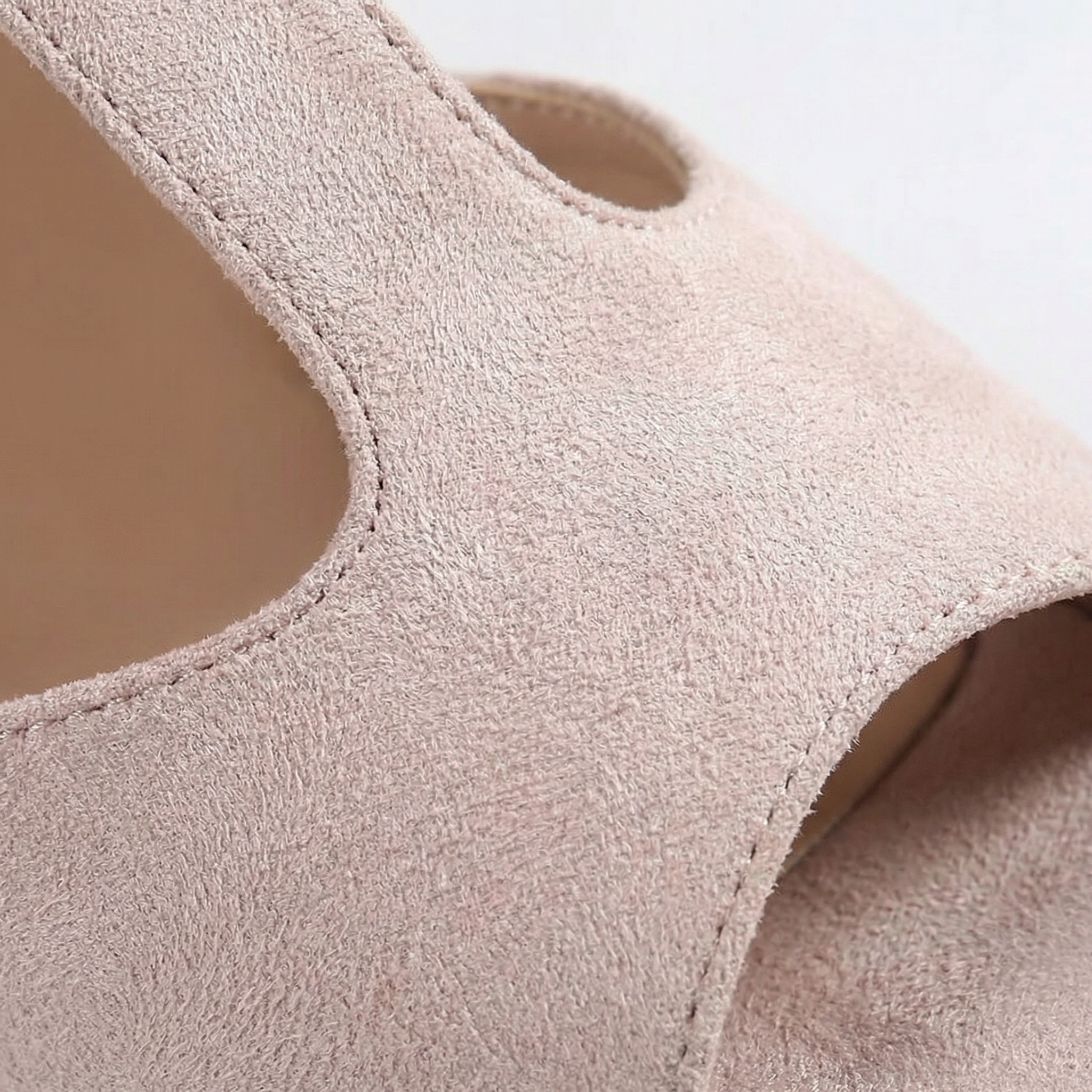 Orthopaedic Suede Block Heels Summer