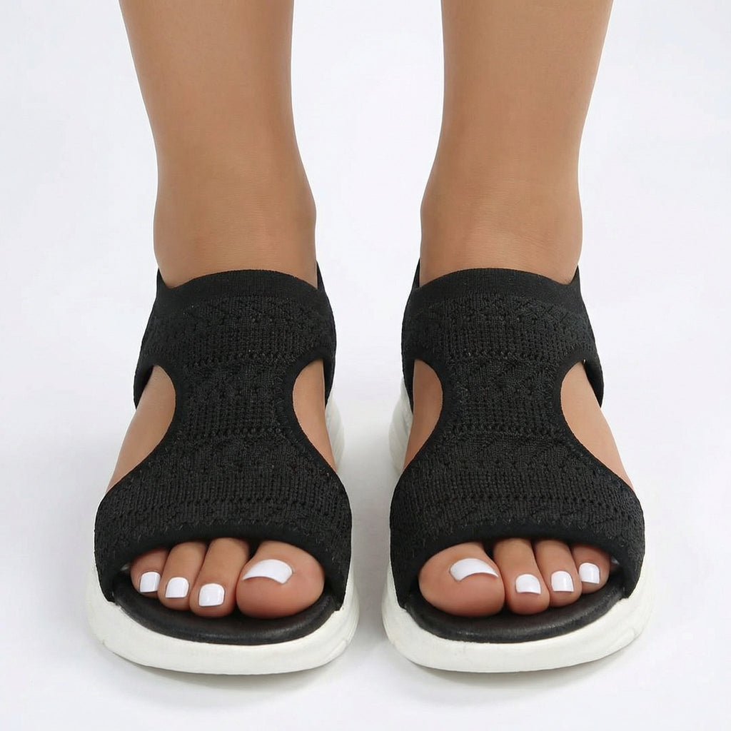 Women's Orthopaedic Sport Sandals Knit Slip On Summer