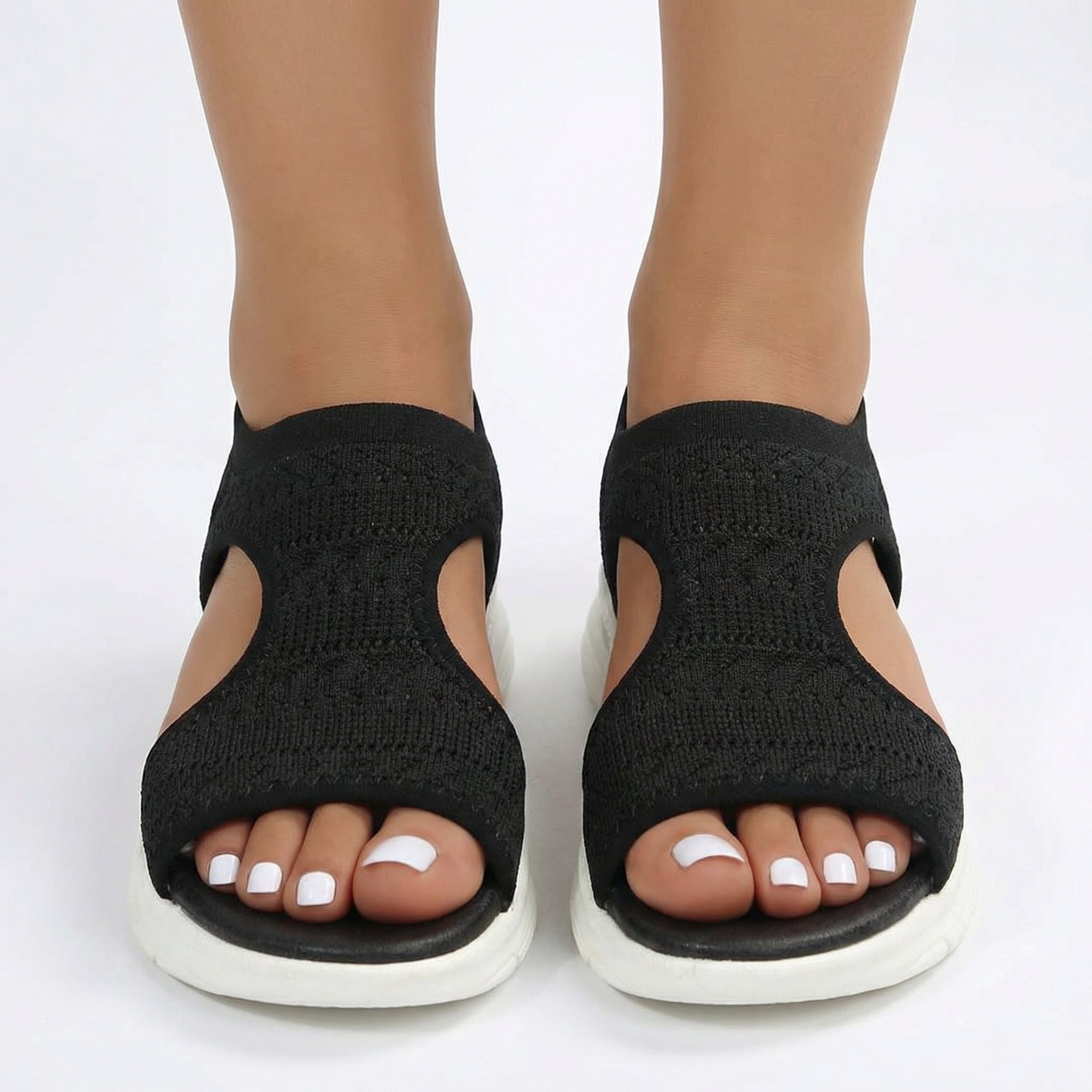 Women's Orthopaedic Sport Sandals Knit Slip On Summer