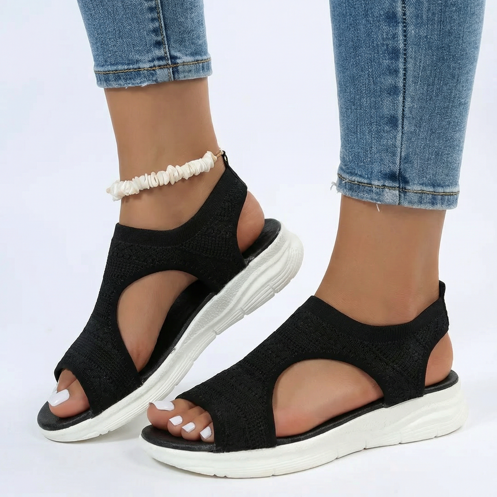 Women's Orthopaedic Sport Sandals Knit Slip On Summer
