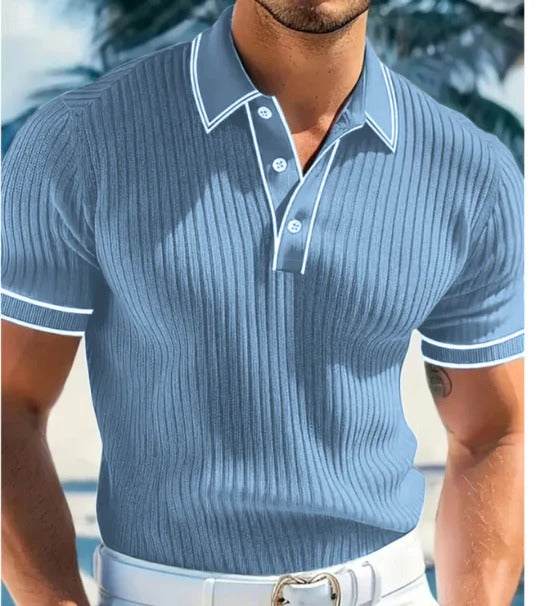 Koszulka Polo Męska Regular Fit Krótki Rękaw Lato
