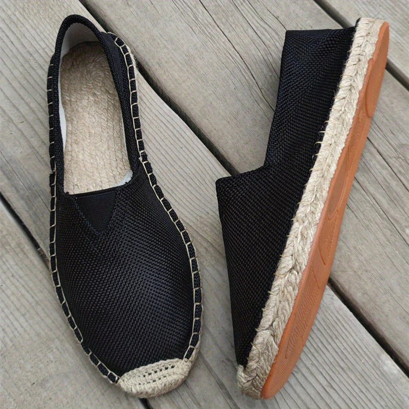 Espadryle Męskie Wsuwane Płócienne Lato
