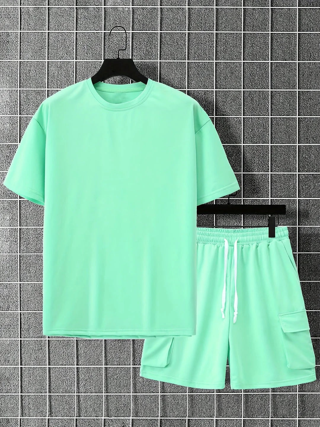 Zestaw Sportowy Męski T-shirt Szorty Letni